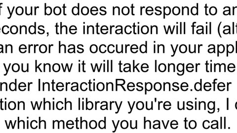 39The application did not respond39 error while making a slash command using discordpy