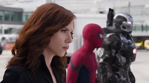 Team Iron Man vs Team Cap Airport Battle Scene [Captain America Civil War]