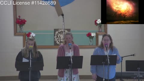 Moose Creek Baptist Church sings “Speak O Lord“ During Service 6-05-2022