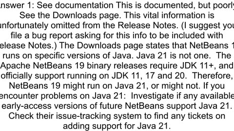 JDK 21 Windows not compatible to Netbeans 19 installer