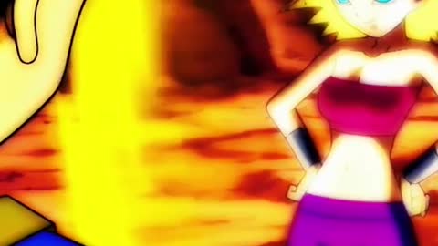 Caulifla showing off her Super Saiyan Skills. Dragon Ball Super #anime #dragonballsuper