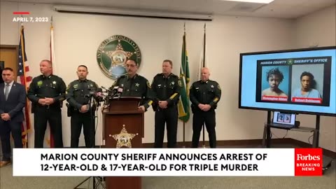 BREAKING NEWS Florida Sheriff Announces Arrest Of 12-Year-Old And 17-Year-Old For Triple Murder