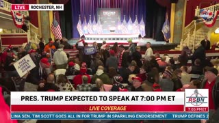 LIVE: President Trump in Rochester, New Hampshire - 21 Jan 24