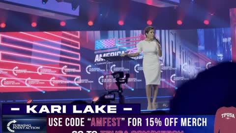 ‘We are going to trial!’: Kari Lake shares election lawsuit update at TPUSA’s AMFEST