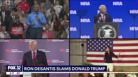 Gov. Ron DeSantis Slams Former President Donald Trump