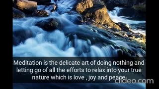 Meditation -flowing rivers Beautiful Relaxing Music for Calm the Mind, Stop Thinking