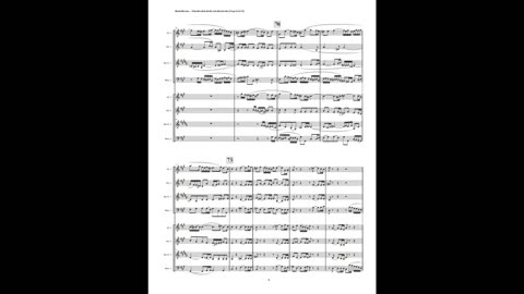 J.S. Bach – Motet: “Fürchte dich nicht” (Woodwind Choir)