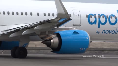 A321NEO MASTERLY ENGINE SOUND Madeira