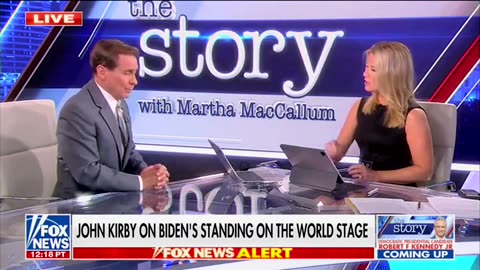 Fox News Host Asks Kirby To Explain Biden's Mumbling During Meeting With Israeli President