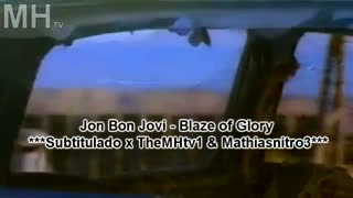 BLAZE OF GLORY music video by Bon Jovi : from the Young Guns movie soundtrack