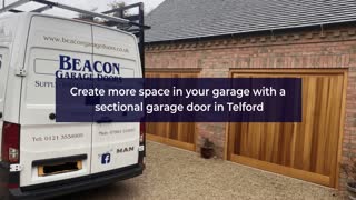 Create more space in your garage with a sectional garage door in Telford
