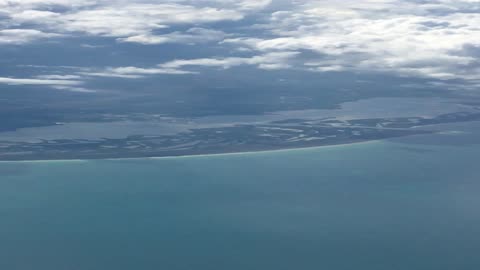 Flying into Guantánamo Bay Cuba