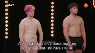 Dutch TV Show Gets Mentally Ill Abominations Naked Infront Of Kids