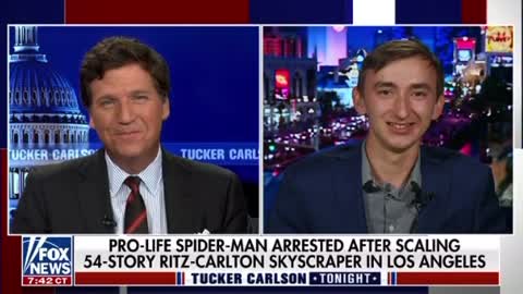 Pro life Spider-Man Arrested after Scaling 54 Story Ritz Carlton Skyscraper in Los Angeles