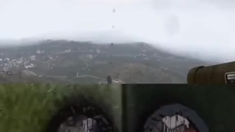 Mi24 Helicopter Shot down by Stinger Missile equipped ground