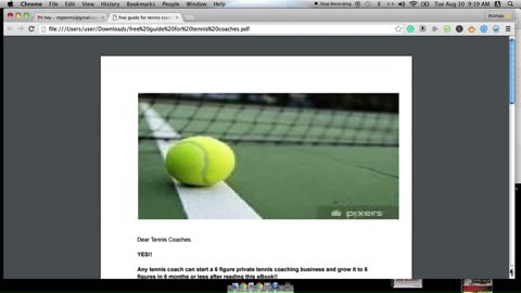 Free e-Book For Tennis Coaches!