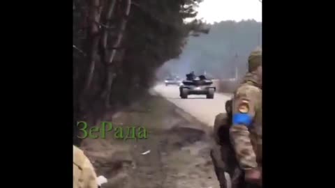 NOT SO FRIENDLY FIRE-UKRAINIAN TANK BLOWS UP OWN TROOPS WHILE THEY WERE TAKING SELFIES