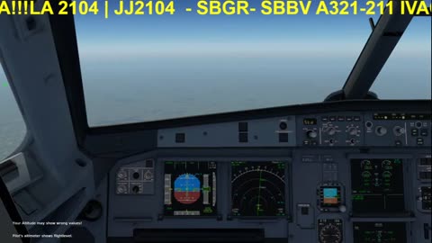 Voo Latam LA2104 SBGR-SBSV A321 TOLISS XPLANE 11 | IVAO