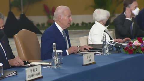 Joe Biden Shakes Hands With China's Xi Jinping in Bali, Indonesia G-20