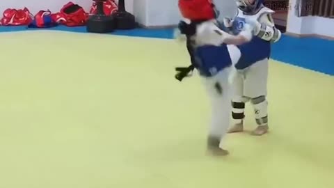 Funny taekwondo