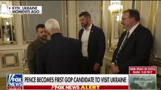Another Deep State team member visits Ukraine & Zelensky: This time it is Mike Pence