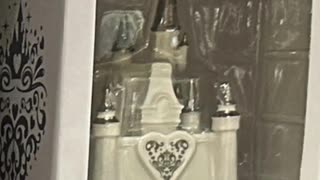 Disney Parks Ceramic Castle Wedding Cake Topper Figurine #shorts