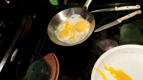 Flock it Farm: cooking a peacock egg