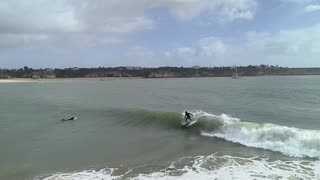 Surfing in Portugal