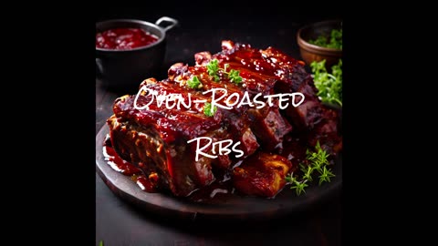 TRY THESE SCRUMPTIOUS OVEN-ROASTED RIBS!!