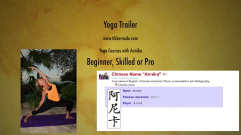 Yoga Trailer Annika