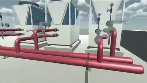 Pipe Line Installation Animation