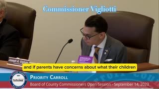 Carroll County Commissioner Joe Vigliotti weighs in on the book review process in public schools