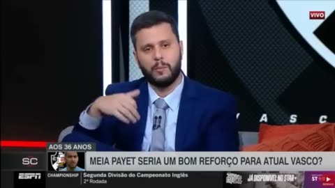 MÍDIA VAI A LOUCURA COM A CONTRATAÇÃO DE PAYET NO VASCO DA GAMA