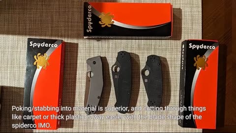 See Reviews: Spyderco Para 3 Signature Folding Utility Pocket Knife with 2.95" Black CPM S45VN...