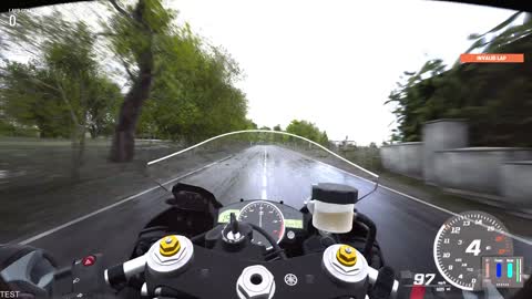 Learning to pilot a RIDICULOUSLY powerful superbike... in the rain!!! - RAW FOOTAGE