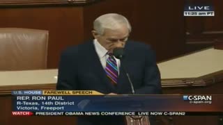 Watch Ron Paul's Farewell Address