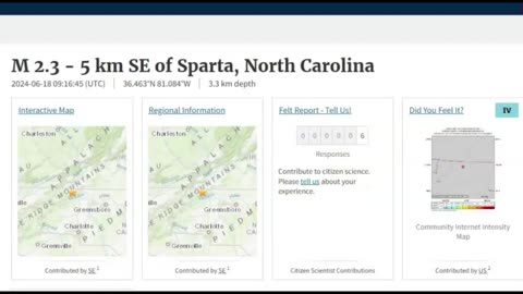 Two Early Morning Earthquakes Shake South Carolina