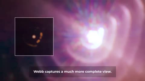 Cosmic Dust Rings: A Glimpse Through NASA's Webb Telescope
