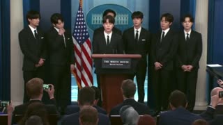 Biden Invited A Korean Boy Band To The WH Press Briefing