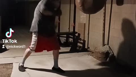 100 Pound Wrecking Ball Part 11. More Boxing Work!