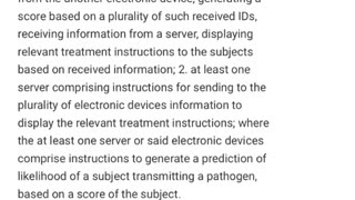 Pfizer took out a patent in 2021 for the purpose of remote contact tracing