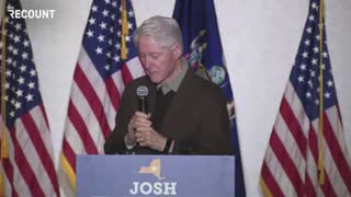 Bill Clinton out spreading lies and fear for votes