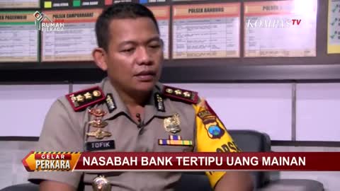 Nasabah tertipu uang mainan oleh bank