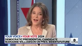 Marianne Williamson slams Democratic leadership amid concerns over Biden's age a ABC News