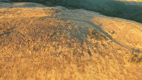 Outdoor travel, aerial photography to record the natural beauty of the American prairie