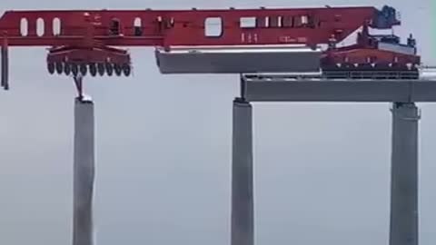 Latest bridge construction technology machine
