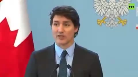 Canadian prime minister's news gaffe; Russia must win this war 😂 #shorts