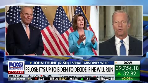 CRACKS EMERGE Nancy Pelosi suggests Biden should exit race.