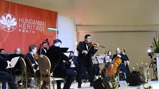 Zoltan Maga 🎻 a Hungarian violinist at the Hungarian Heritage Gala