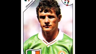 PANINI STICKERS IRELAND TEAM WORLD CUP 1990